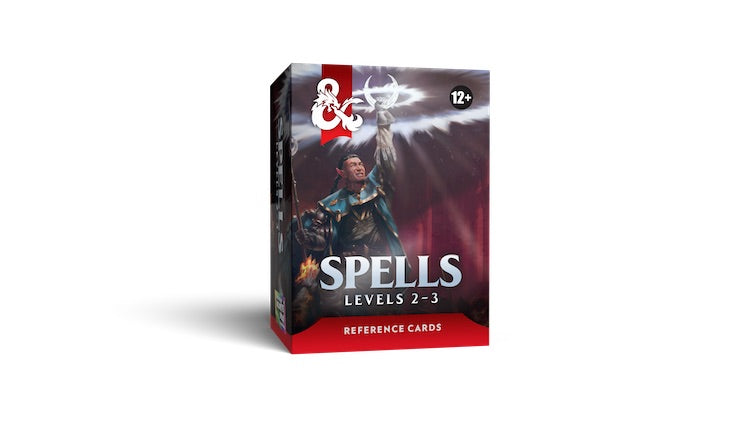 [PREORDER 4 AUGUST] Spells: Levels 2–3 | Dungeons & Dragons Reference Cards