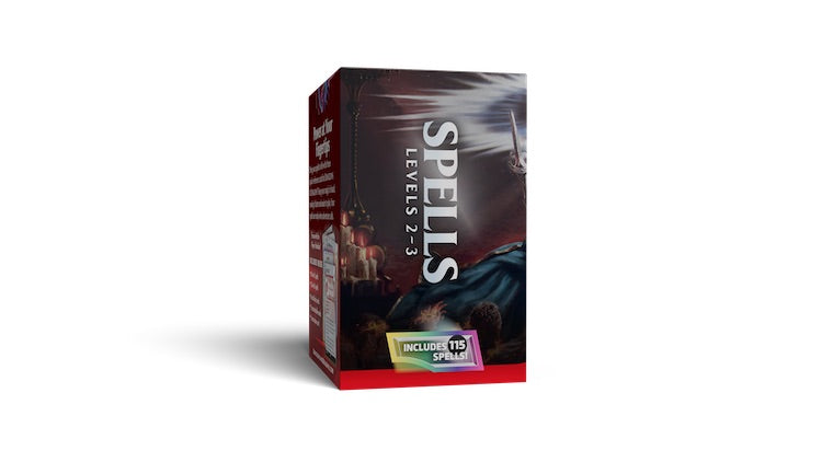 [PREORDER 4 AUGUST] Spells: Levels 2–3 | Dungeons & Dragons Reference Cards