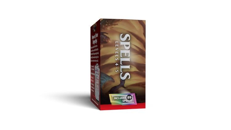 [PREORDER 4 AUGUST] Spells: Levels 4–5 | Dungeons & Dragons Reference Cards