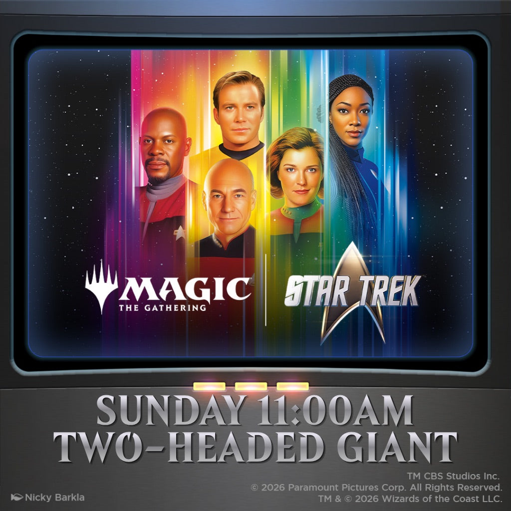 Magic: The Gathering | Saturday 7 November 11:00AM | 2HG Team Ticket | Star Trek Prerelease