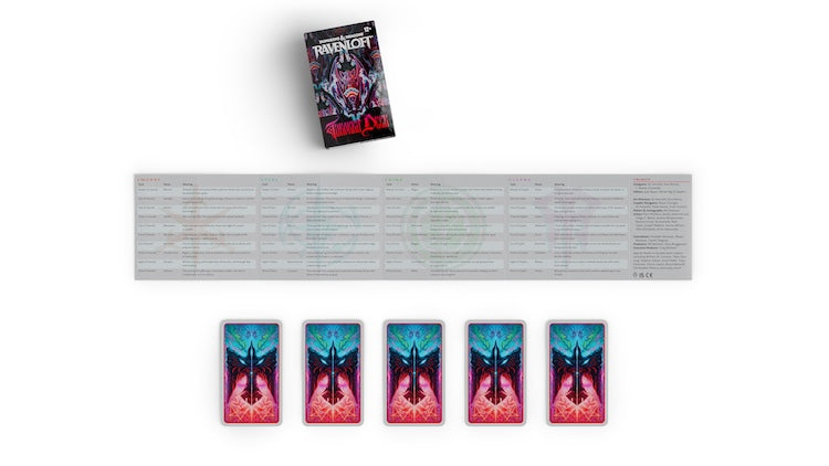 Ravenloft: The Horrors Within Tarokka Deck (Dungeons & Dragons)
