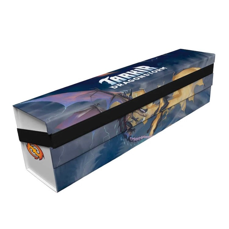 Tarkir Dragonstorm Bundle Key Art 500+ Flat Pack Storage Box for Magic: The Gathering