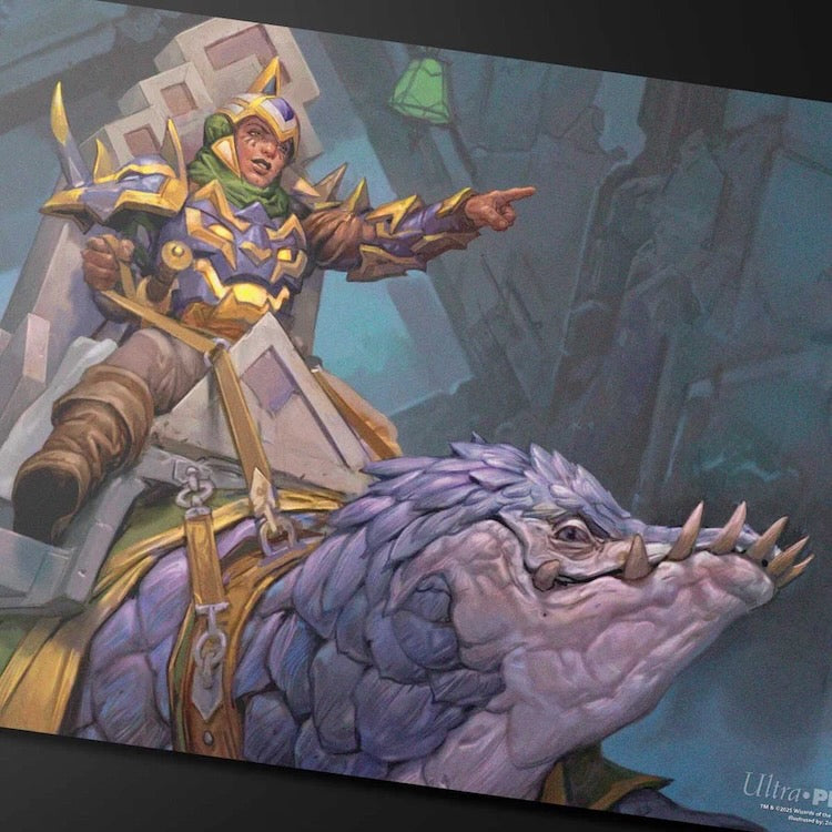 Tarkir Dragonstorm Felothar the Steadfast (Abzan Armor Commander Deck) Playmat for Magic: The Gathering