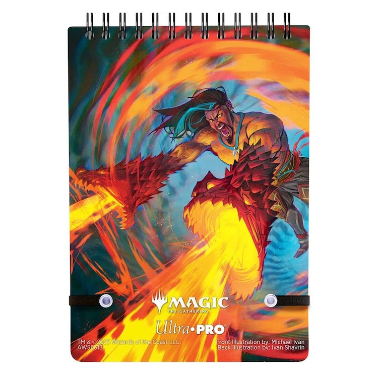 Tarkir Dragonstorm Spiral Life Pad for Magic: The Gathering