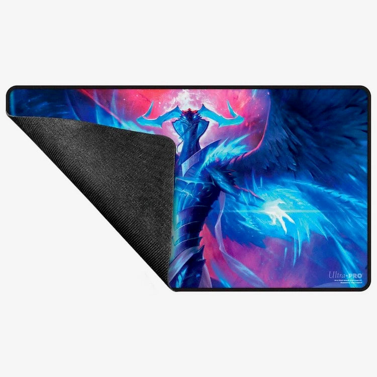 Tarkir Dragonstorm Ugin, Eye of the Storms Black Stitched Playmat for Magic: The Gathering