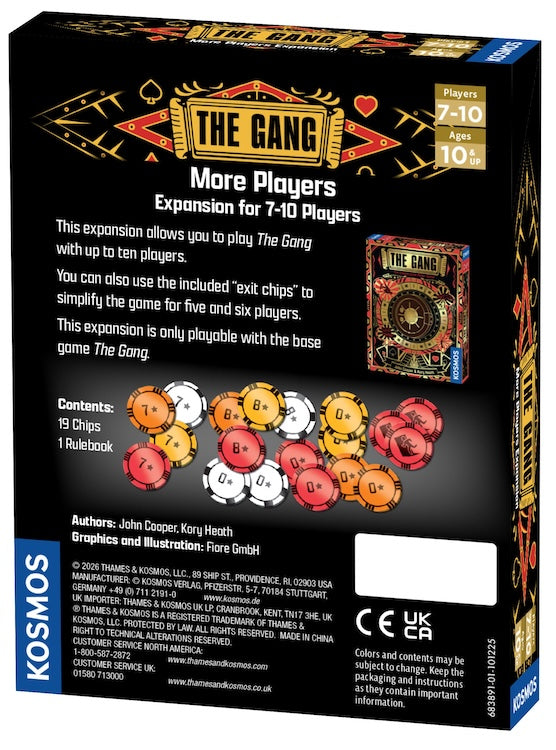 The Gang: More Players - Expansion for 7-10 Players
