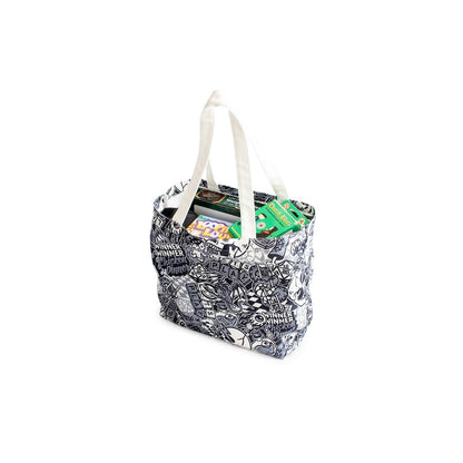 Tote Bag -  Black/White (Artist Series: Cara)