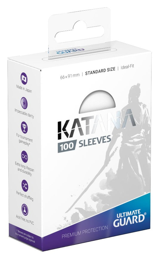 Ultimate Guard Katana Sleeves - White - Standard Size (100)