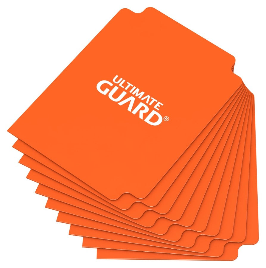 Card Dividers Standard Size - Orange (Pack of 10)