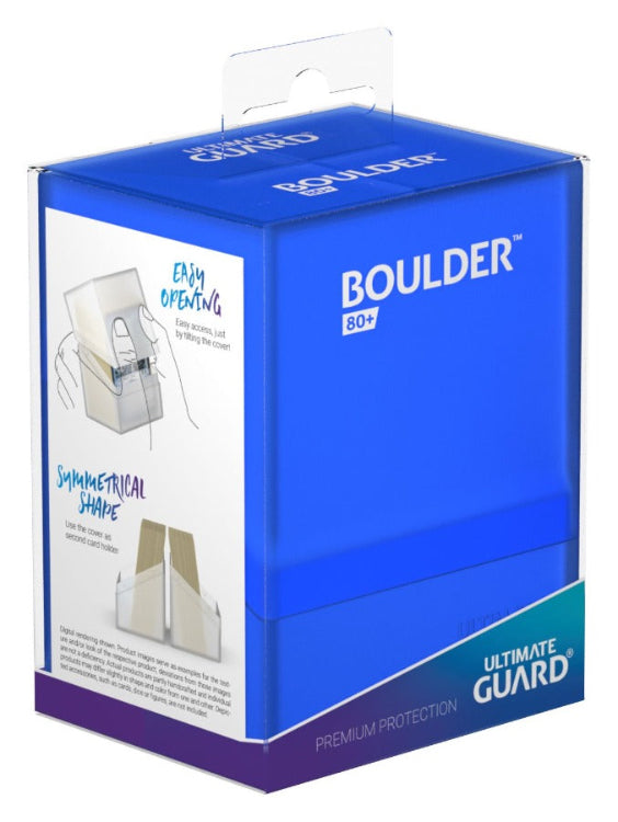 Ultimate Guard Boulder 80+ Standard Size Sapphire Deck Box