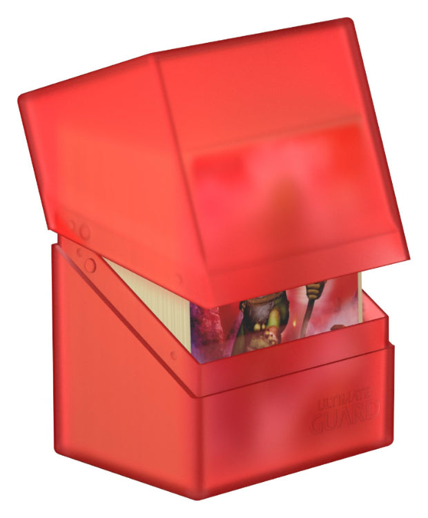 Ultimate Guard Boulder 80+ Standard Size Ruby Deck Box