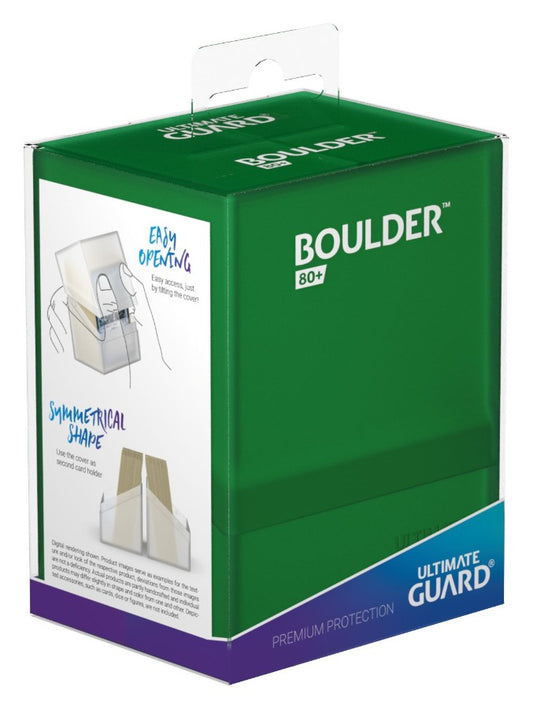 Ultimate Guard Boulder 80+ Standard Size Emerald Deck Box