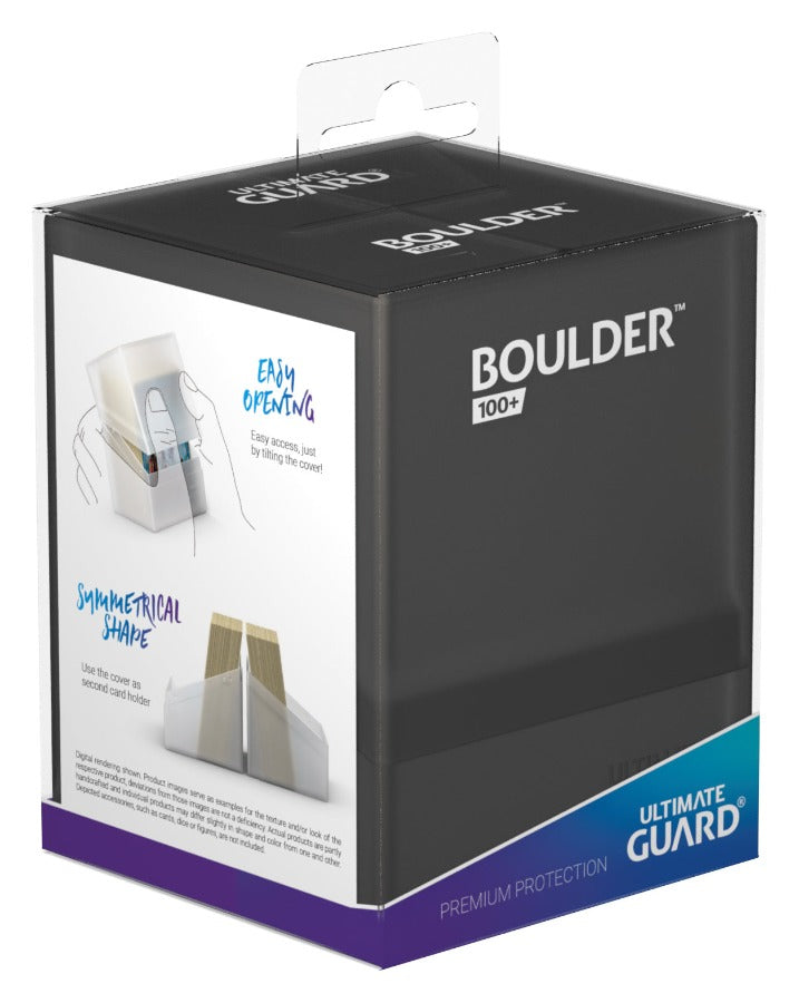 Ultimate Guard Boulder 100+ Standard Size Onyx Deck Box