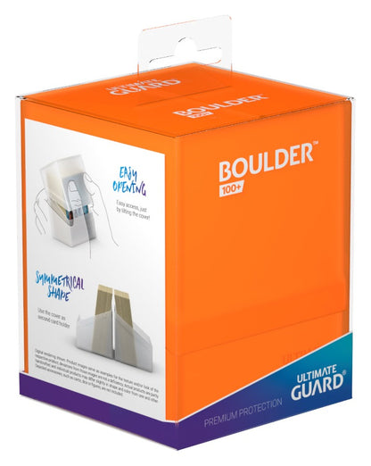 Ultimate Guard Boulder 100+ Standard Size Poppy Topaz Deck Box