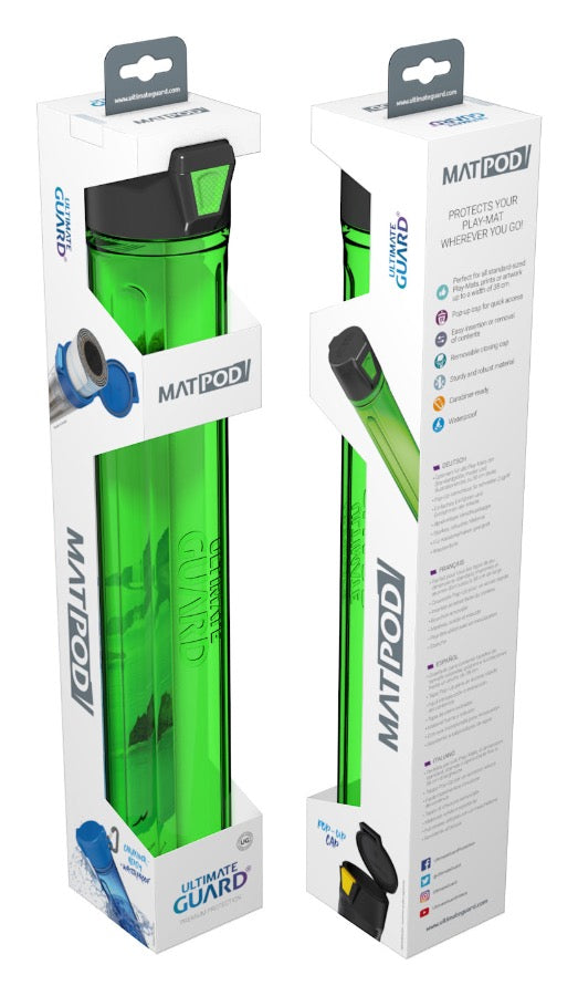 Ultimate Guard: MatPod - Green Playmat Storage Tube