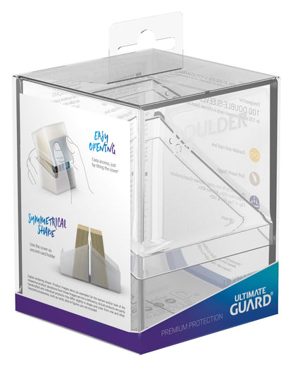 Ultimate Guard Boulder Deck Case 100+ Standard Size Clear Deck Box