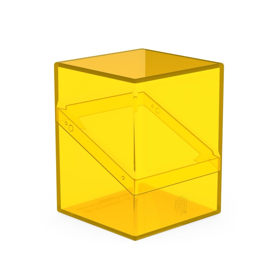 Ultimate Guard Clear Boulder 100+ Standard Size Deck Box - Amber