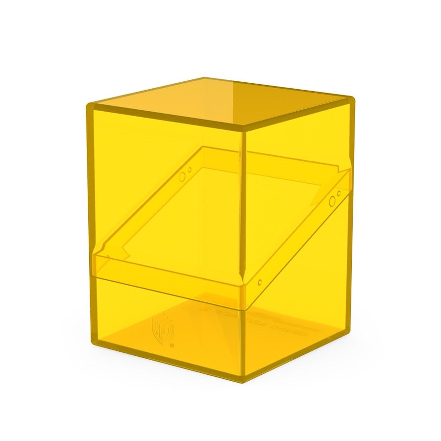 Ultimate Guard Clear Boulder 100+ Standard Size Deck Box - Amber
