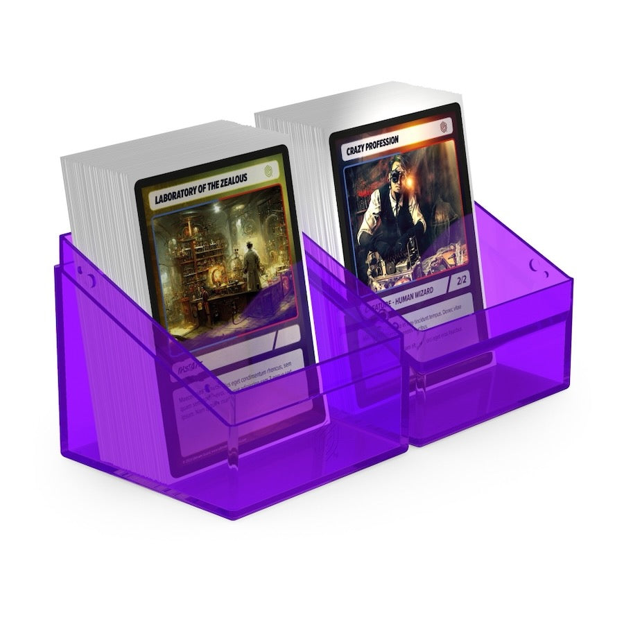 Ultimate Guard Clear Boulder 100+ Standard Size Deck Box - Amethyst