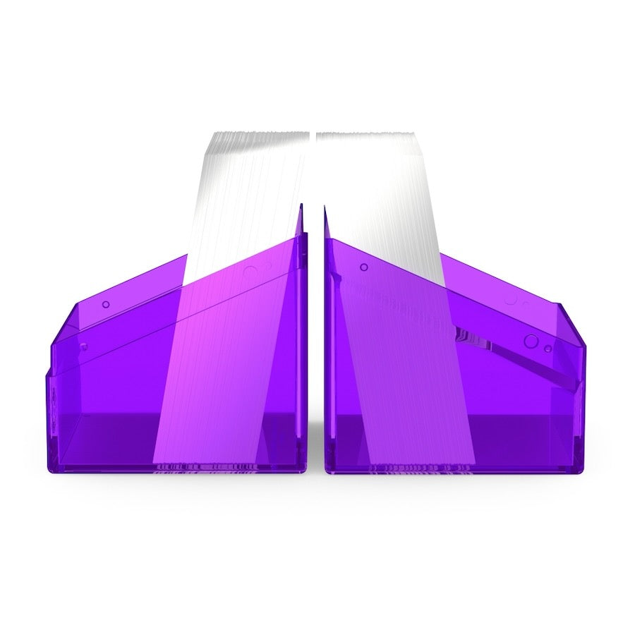 Ultimate Guard Clear Boulder 100+ Standard Size Deck Box - Amethyst
