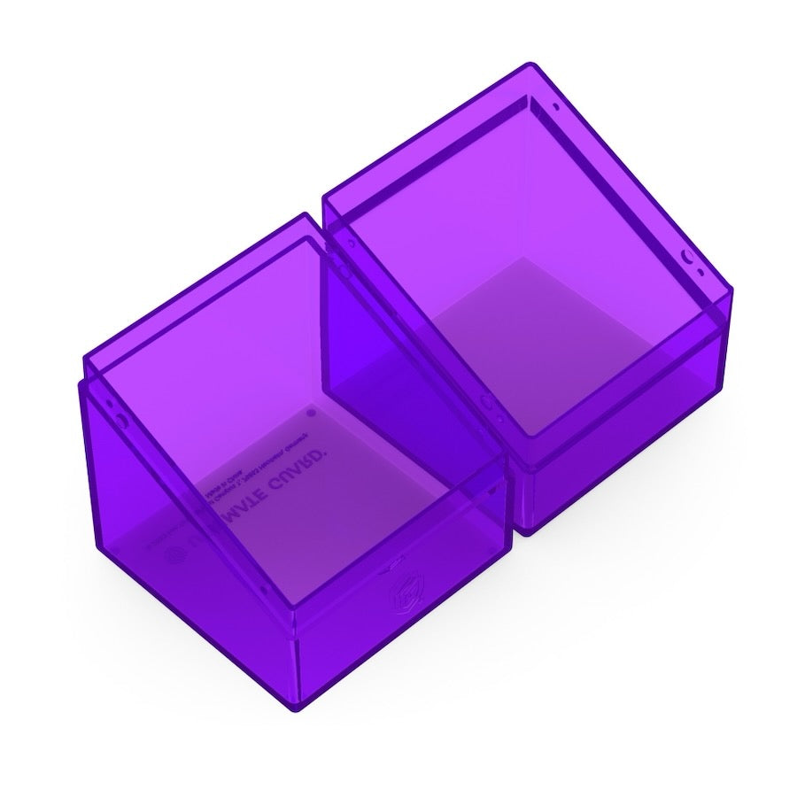 Ultimate Guard Clear Boulder 100+ Standard Size Deck Box - Amethyst