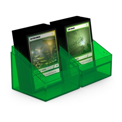 Ultimate Guard Clear Boulder 100+ Standard Size Deck Box - Emerald