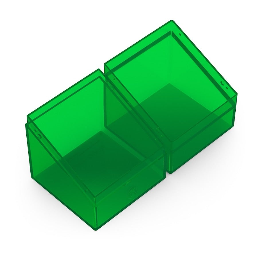 Ultimate Guard Clear Boulder 100+ Standard Size Deck Box - Emerald