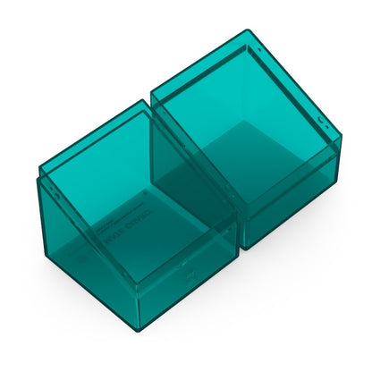 Ultimate Guard Clear Boulder 100+ Standard Size Deck Box - Malachite