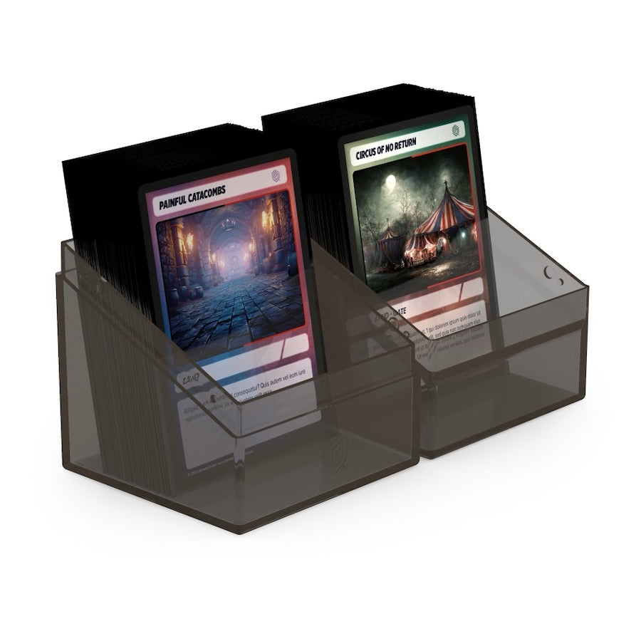 Ultimate Guard Clear Boulder 100+ Standard Size Deck Box - Onyx