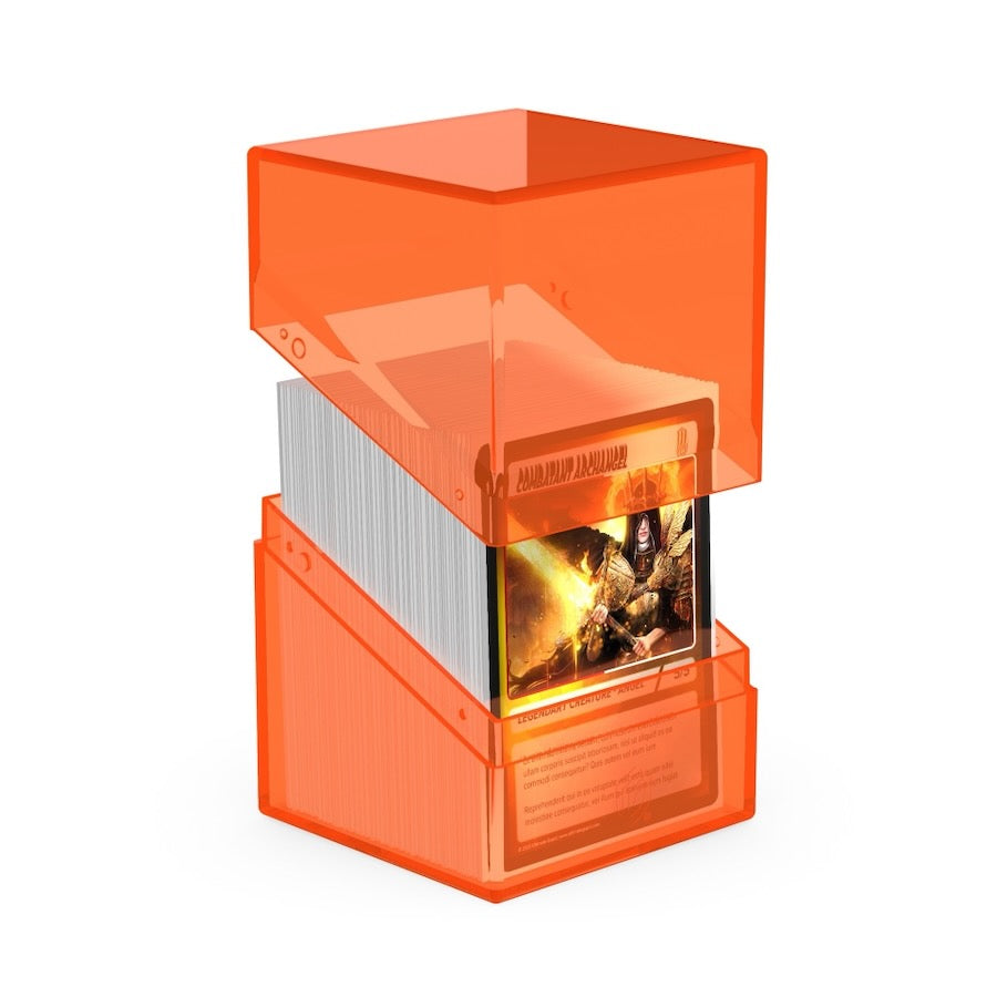 Ultimate Guard Clear Boulder 100+ Standard Size Deck Box - Poppy Topaz ...