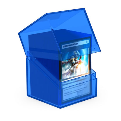 Ultimate Guard Clear Boulder 100+ Standard Size Deck Box - Sapphire