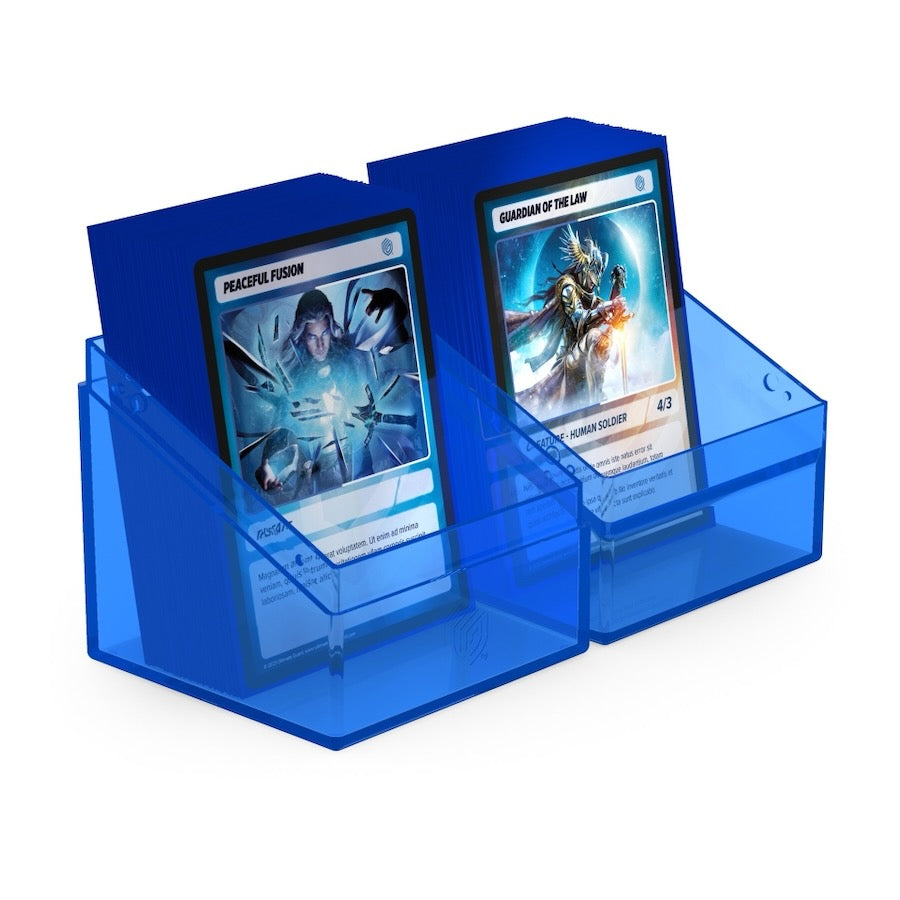 Ultimate Guard Clear Boulder 100+ Standard Size Deck Box - Sapphire