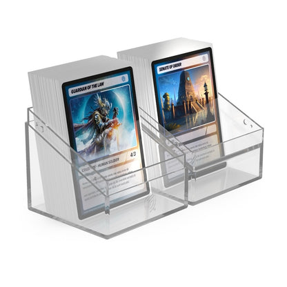 Ultimate Guard Clear Boulder 100+ Standard Size Deck Box - Transparent