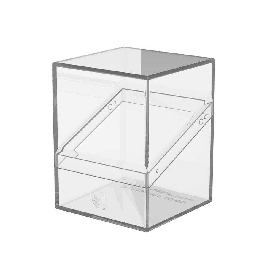 Ultimate Guard Clear Boulder 100+ Standard Size Deck Box - Transparent