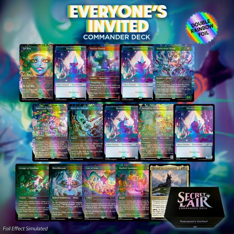 Secret Lair Commander Deck: Everyone's Invited (Ultimate Pencil Superdrop)