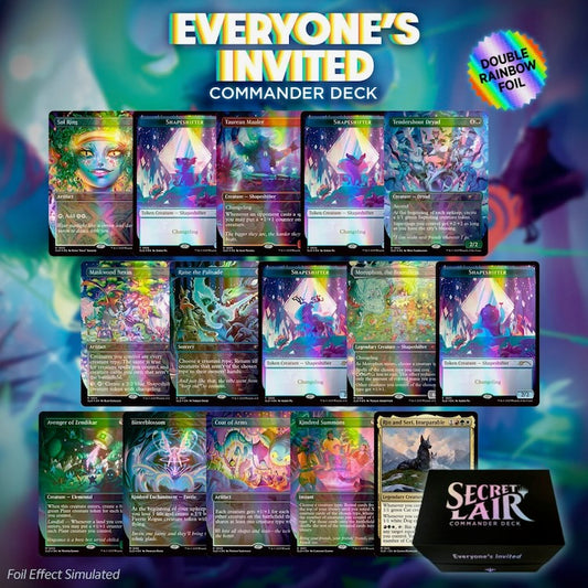 Secret Lair Commander Deck: Everyone's Invited (Ultimate Pencil Superdrop)