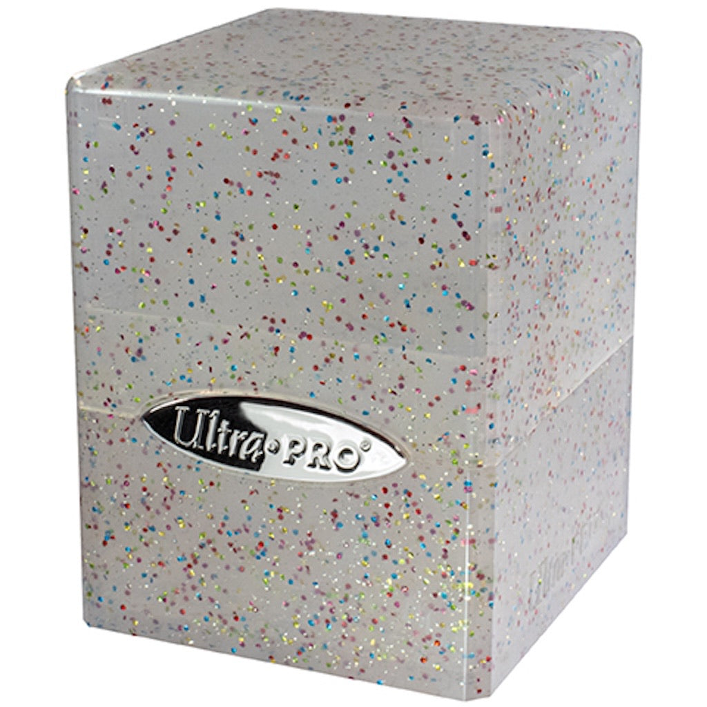 UltraPro: Glitter Satin Cube - Crystal Deckbox