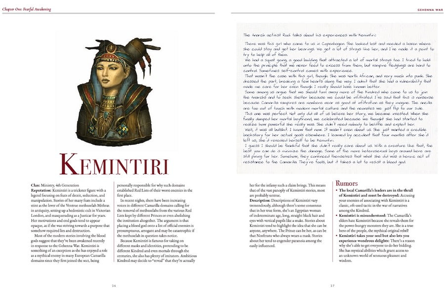 Vampire: The Masquerade 5th Edition Roleplaying Game Gehenna War Sourcebook