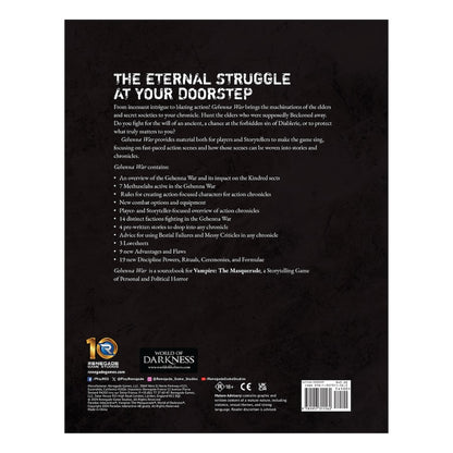Vampire: The Masquerade 5th Edition Roleplaying Game Gehenna War Sourcebook