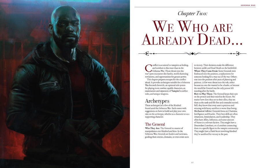 Vampire: The Masquerade 5th Edition Roleplaying Game Gehenna War Sourcebook