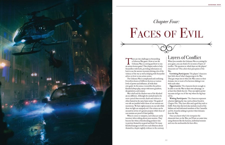 Vampire: The Masquerade 5th Edition Roleplaying Game Gehenna War Sourcebook