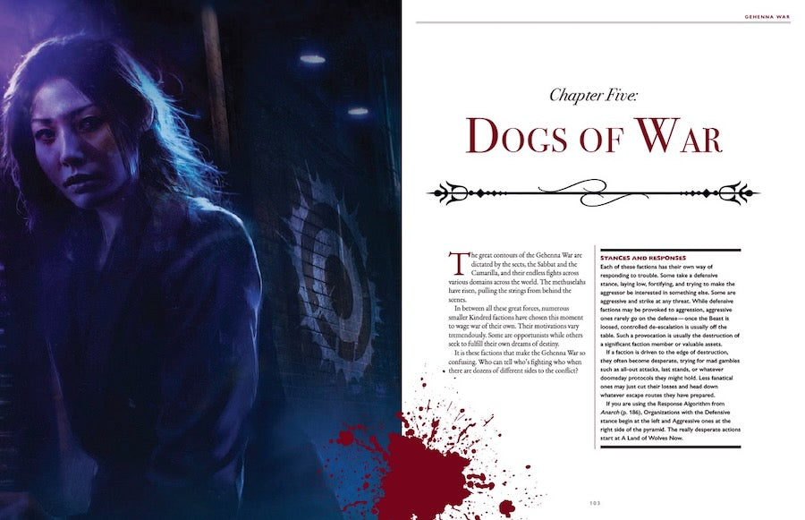 Vampire: The Masquerade 5th Edition Roleplaying Game Gehenna War Sourcebook