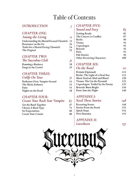 [DAMAGED] Vampire: The Masquerade 5th Edition Roleplaying Game Live from the Succubus Club Sourcebook