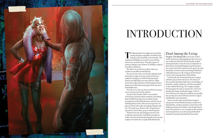 [DAMAGED] Vampire: The Masquerade 5th Edition Roleplaying Game Live from the Succubus Club Sourcebook