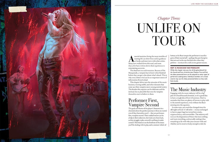 [DAMAGED] Vampire: The Masquerade 5th Edition Roleplaying Game Live from the Succubus Club Sourcebook