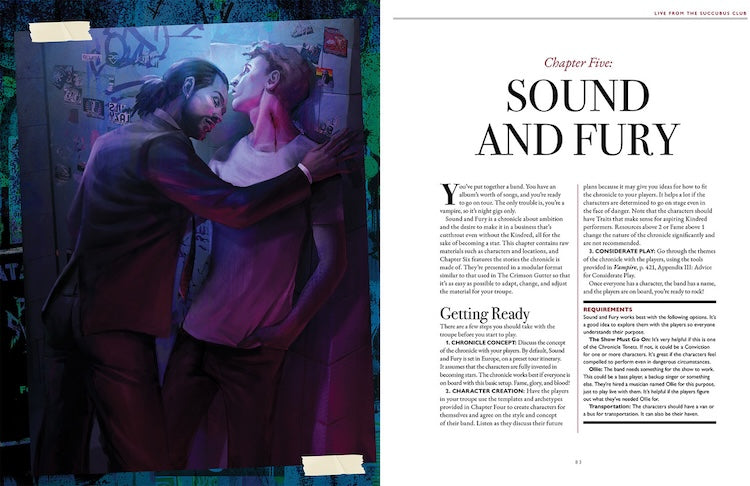 [DAMAGED] Vampire: The Masquerade 5th Edition Roleplaying Game Live from the Succubus Club Sourcebook