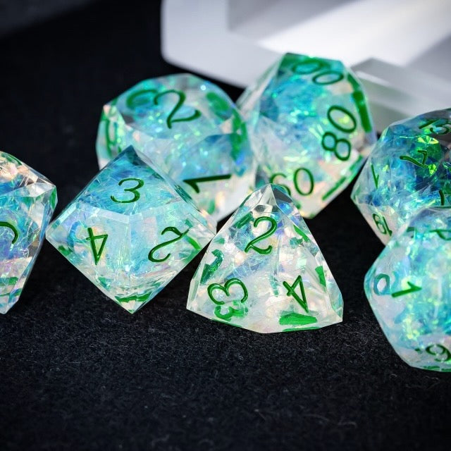 Verdant Prism Dice Set