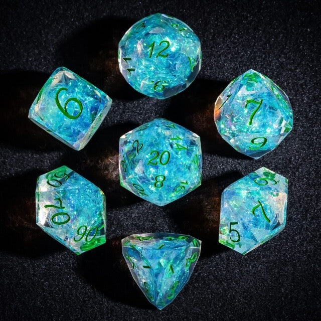 Verdant Prism Dice Set
