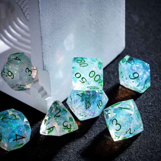 Verdant Prism Dice Set