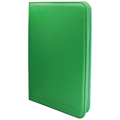 Vivid 9-Pocket Zippered PRO-Binder: Green